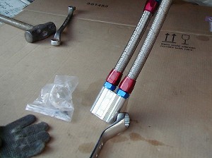 オイルクーラー取付 その2 オイルクーラー取付 その2